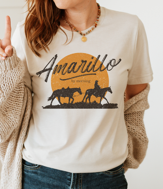 Country Amarillo Sublimation Tee Par.tees by Party On!