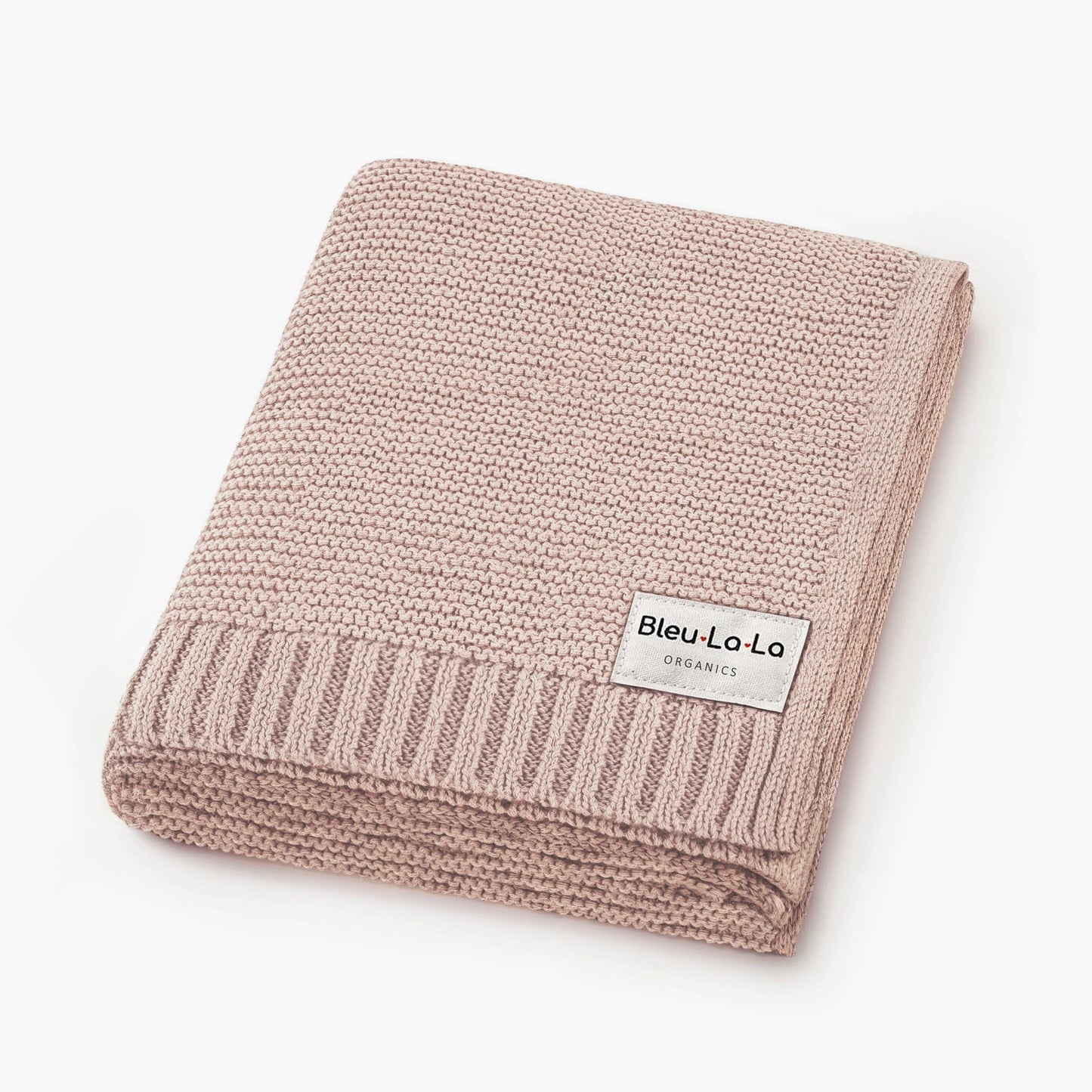 100% Organic Luxury Cotton Swaddle Receiving Baby Blanket Bleu La La