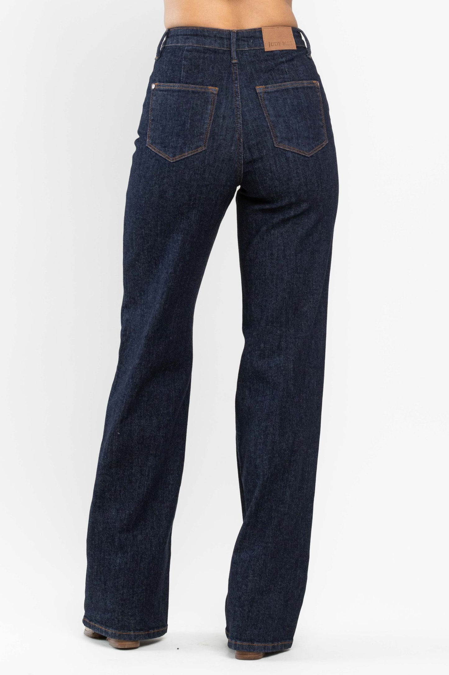 High Waist Front Seam Wide Leg Jeans Judy Blue