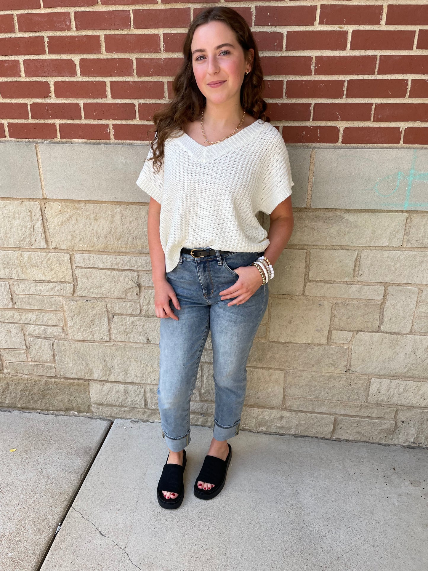High-Rise Vintage Wash Boyfriend Jeans Judy Blue