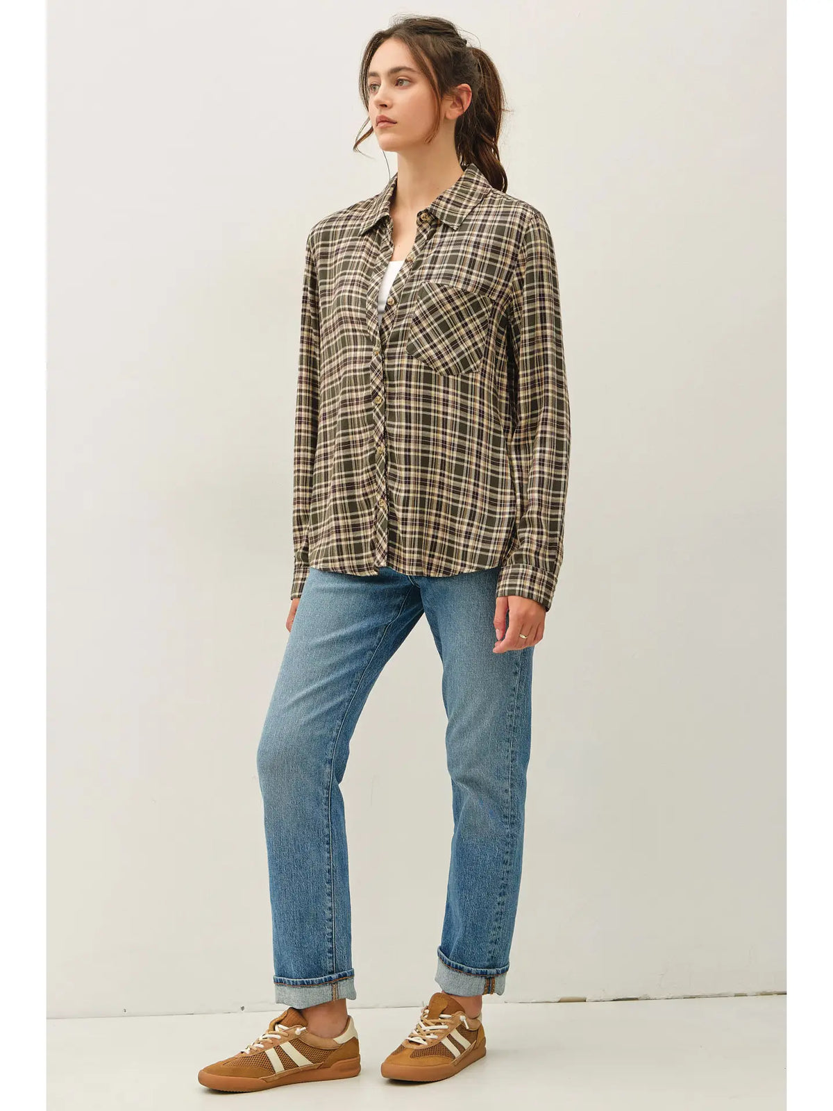 Plaid Flannel Shirt