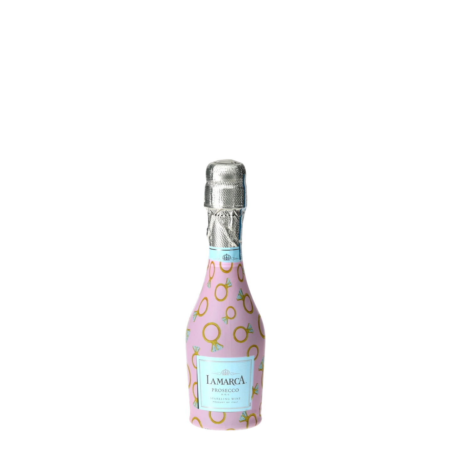 Beau Bottles Pink Engagement Ring - MINI Prosecco Collection - Set of 6 (Wraps Only)