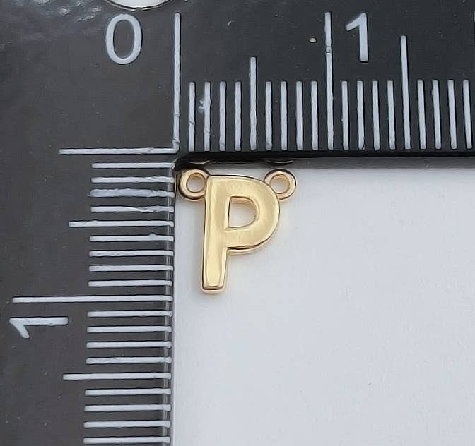 Initial Charm Connecter Charm Beads Creation