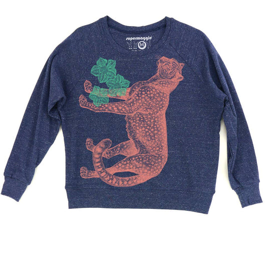 Cheetah Pia Tri Blend Pullover