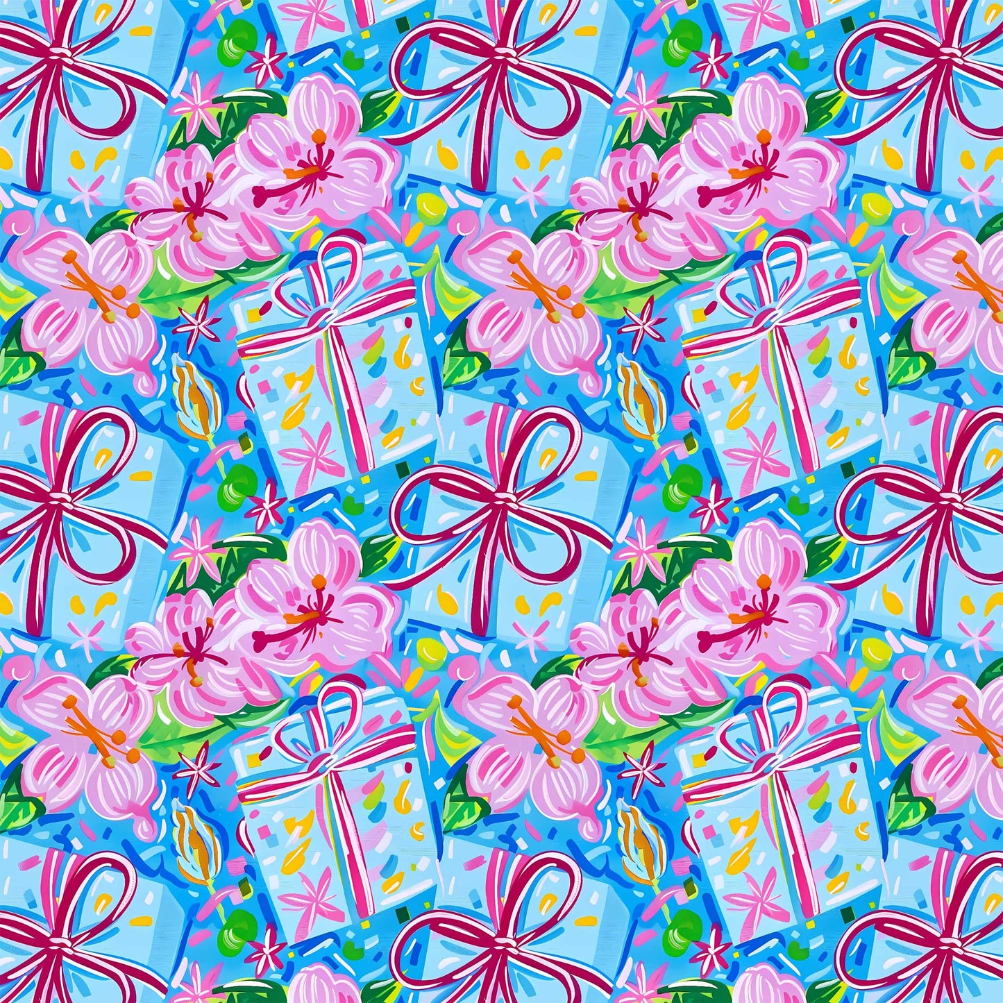 EVERVASE Wrap- Happy Birthday Brushed Presents