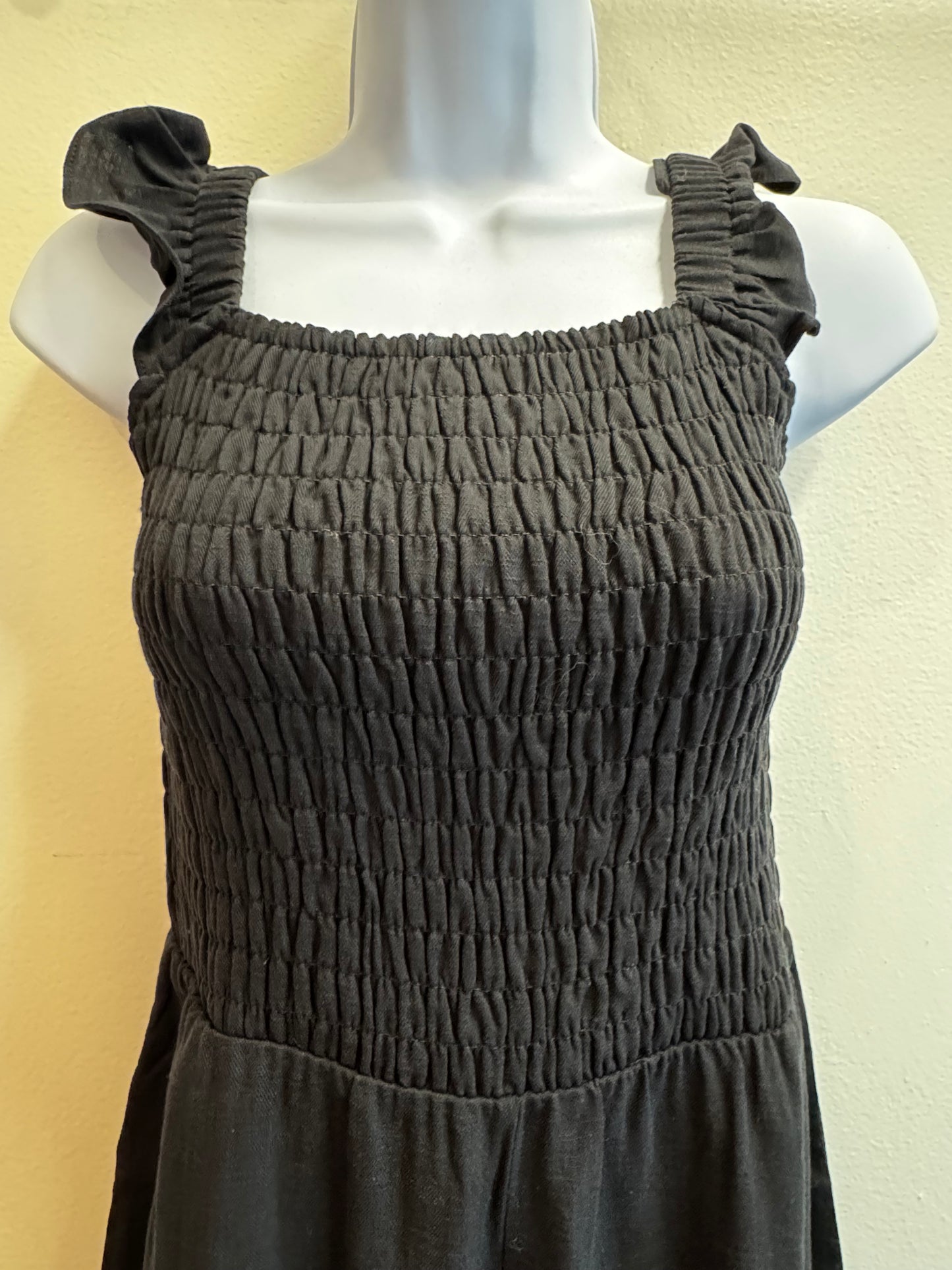 Kohde Wide Leg Smocked Jumpsuit