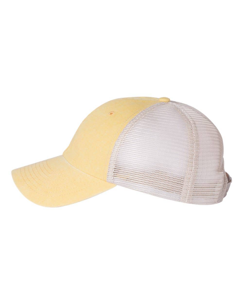 Wildflowers on Soft SP510 Sportsman Pigment-Dyed Trucker