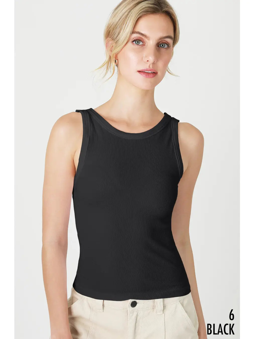 Reversible Ribbed Tank Top