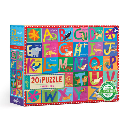 Animal ABC 20 Piece Puzzle eeBoo