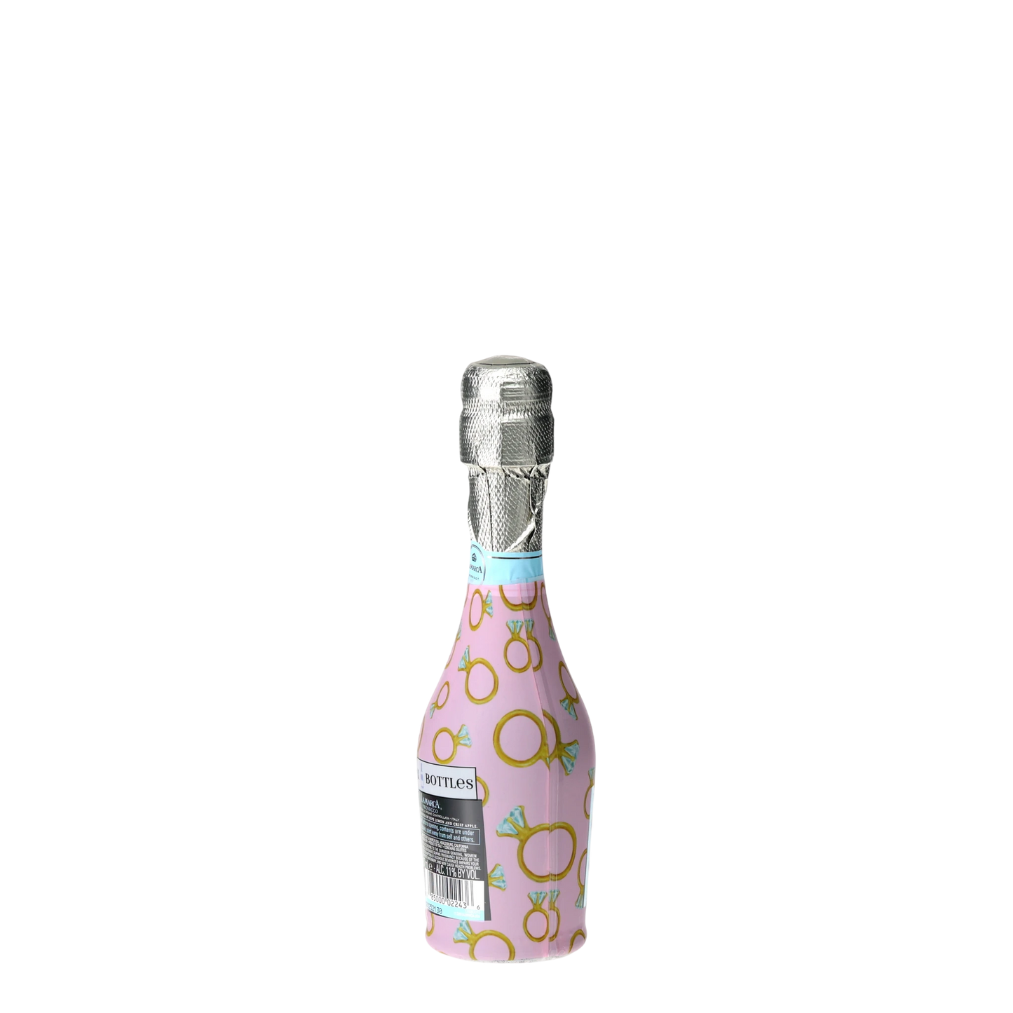 Beau Bottles Pink Engagement Ring - MINI Prosecco Collection - Set of 6 (Wraps Only)