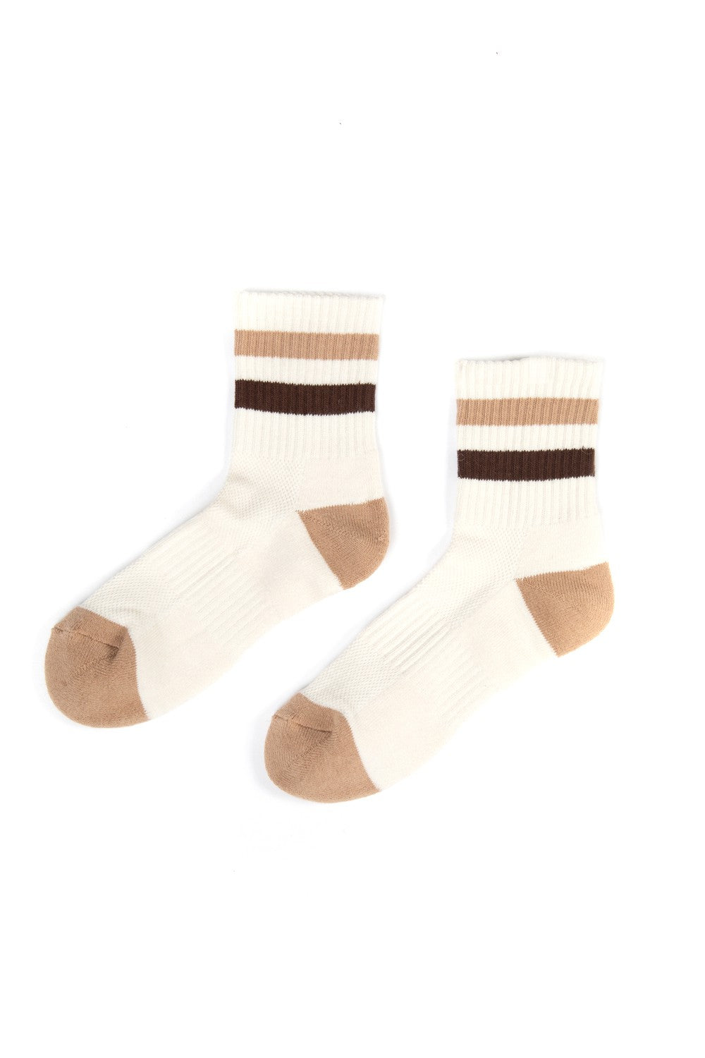 Color Block Stripe Crew Socks Very J