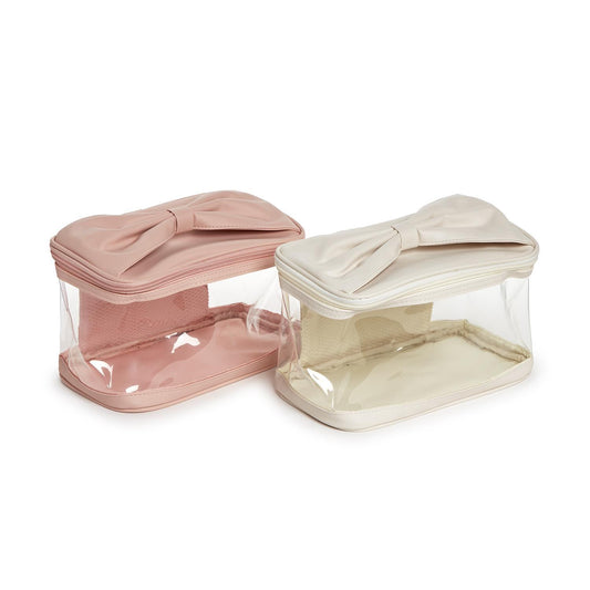 See Through Toiletry Carry Case Two's Company