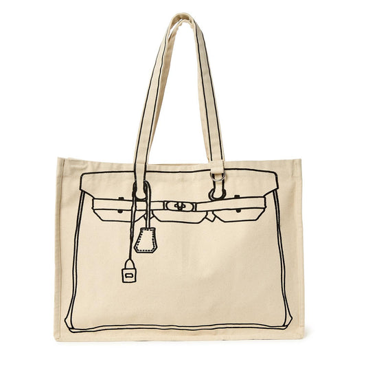 Tote de Luxe Canvas Tote Bag