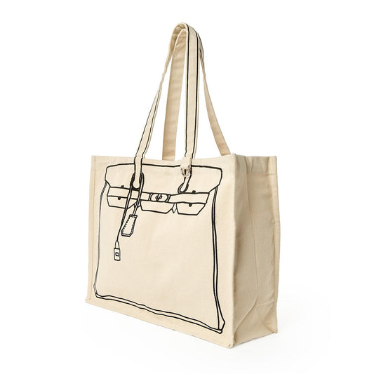 Tote de Luxe Canvas Tote Bag