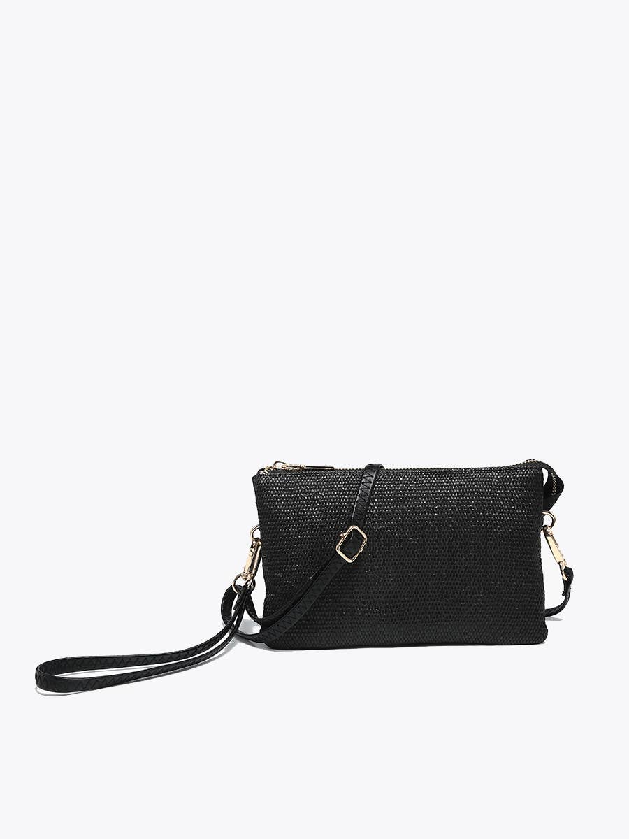 Riley Micro Straw Crossbody
