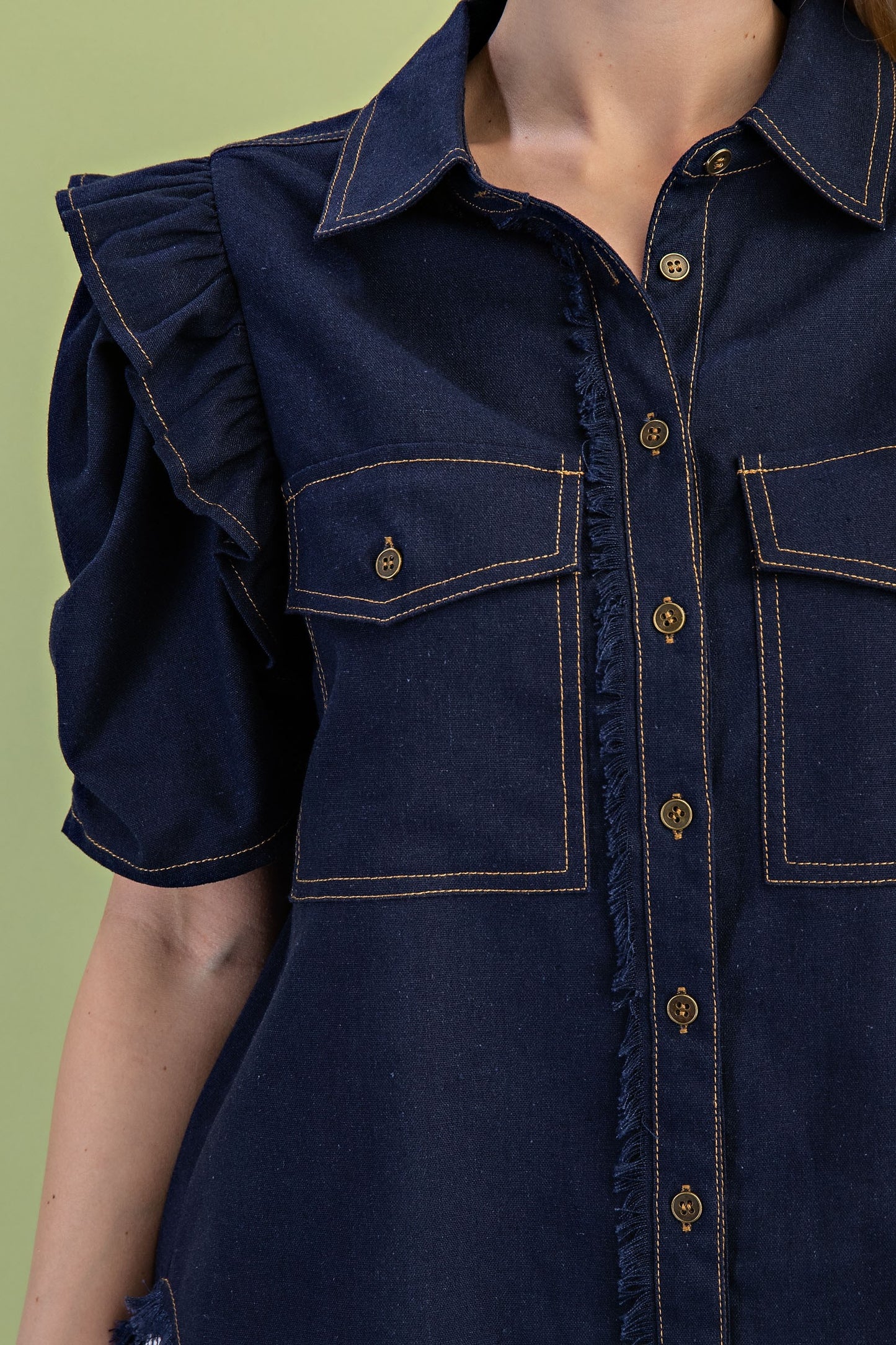 Linen Button Up Shirt
