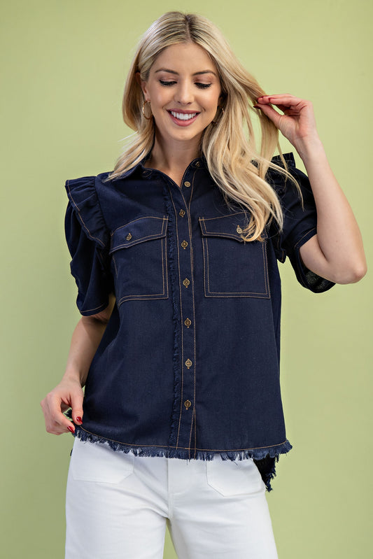 Linen Button Up Shirt
