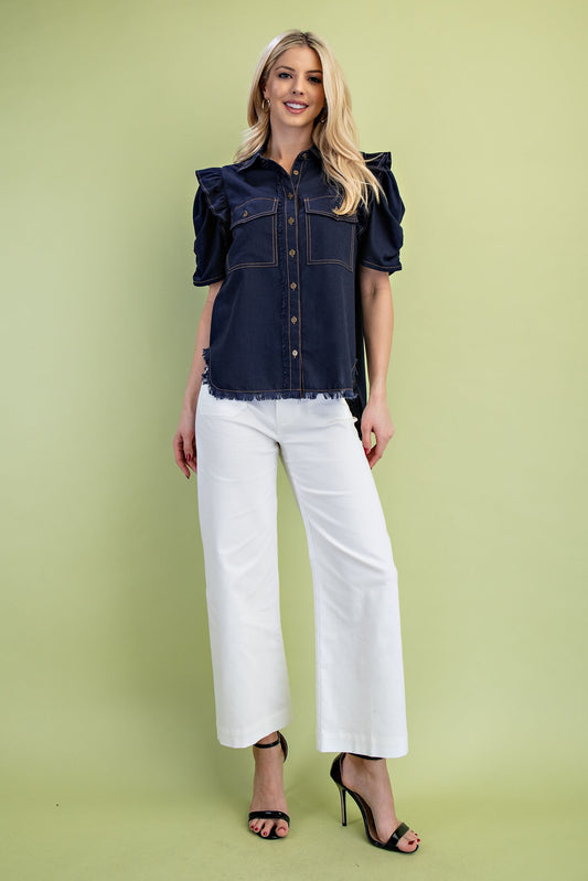 Linen Button Up Shirt