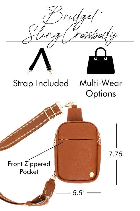 Bridget Sling Crossbody Modern + Chic