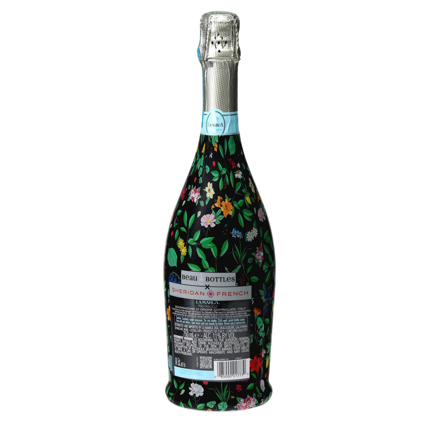 Beau Bottle x Sheridan French Collection - Onyx Wildflower - Prosecco Collection
