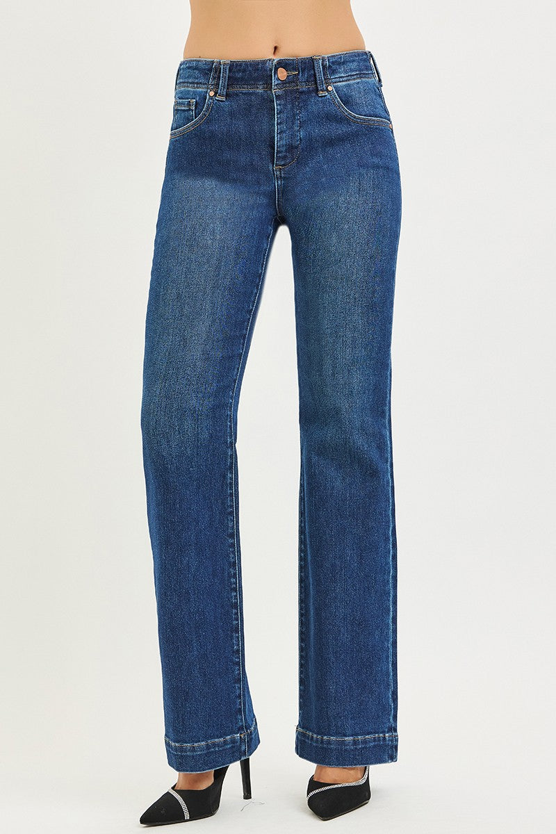 High Rise Tummy Control Bootcut Jeans