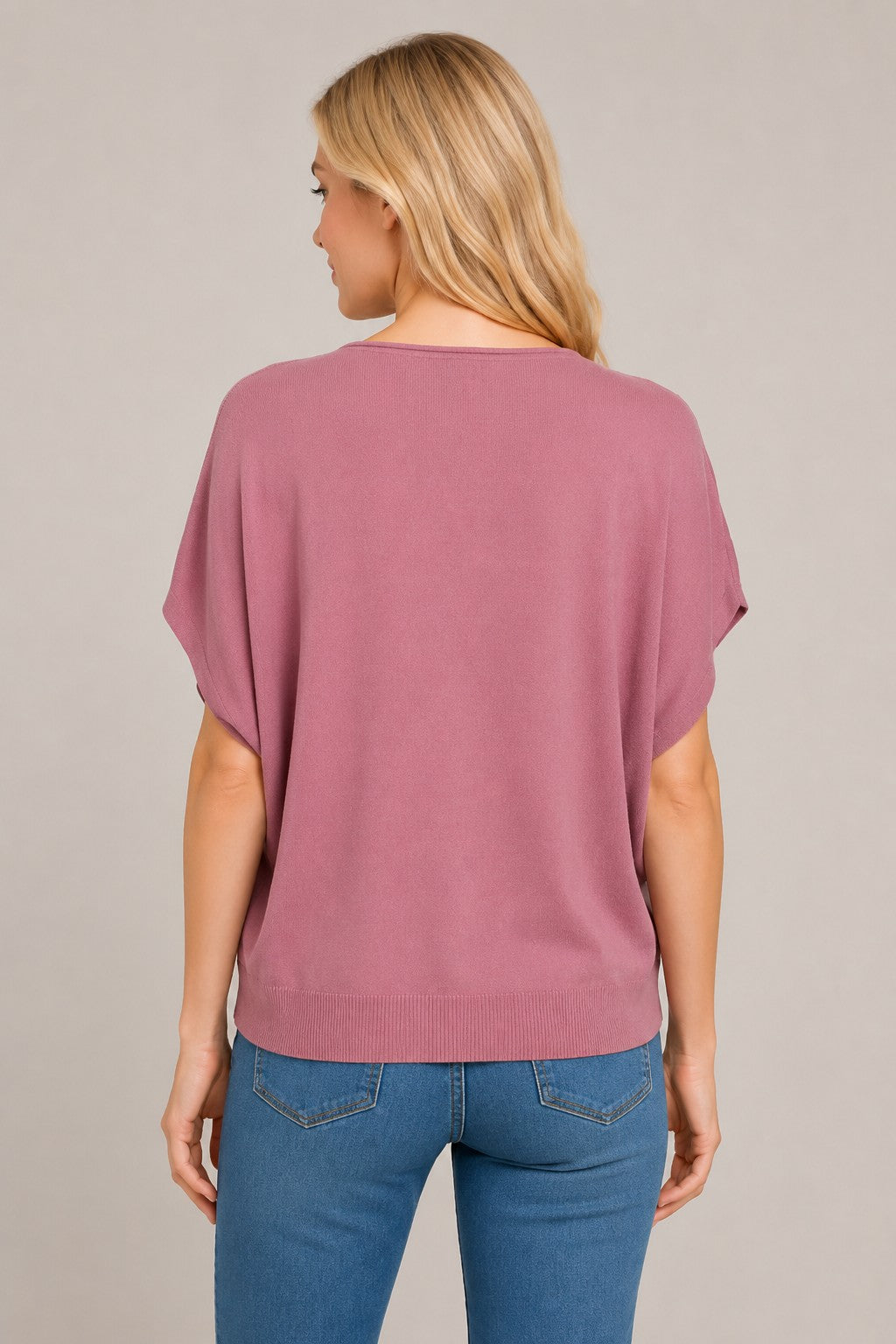 Chic Short Sleeve Sweater