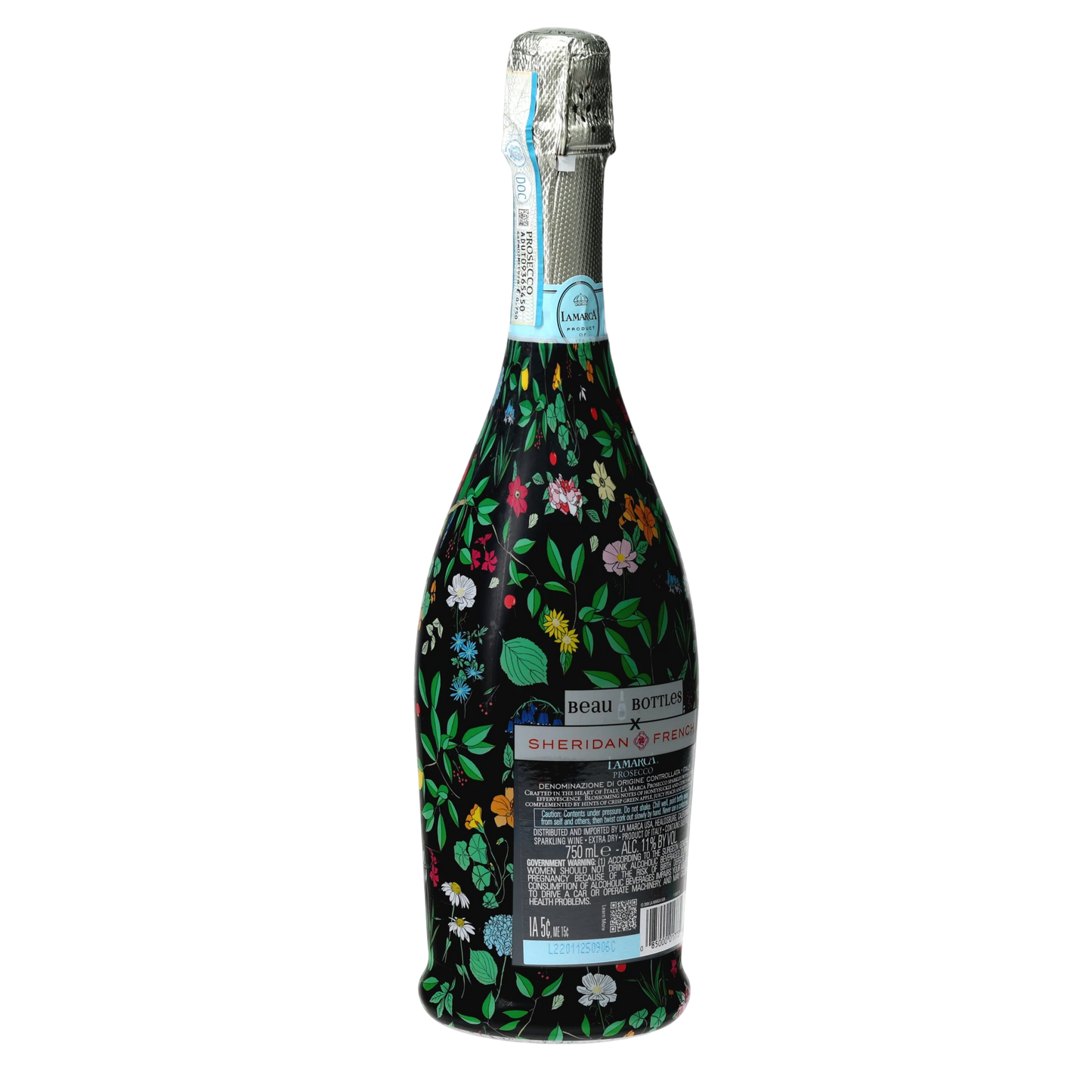 Beau Bottle x Sheridan French Collection - Onyx Wildflower - Prosecco Collection