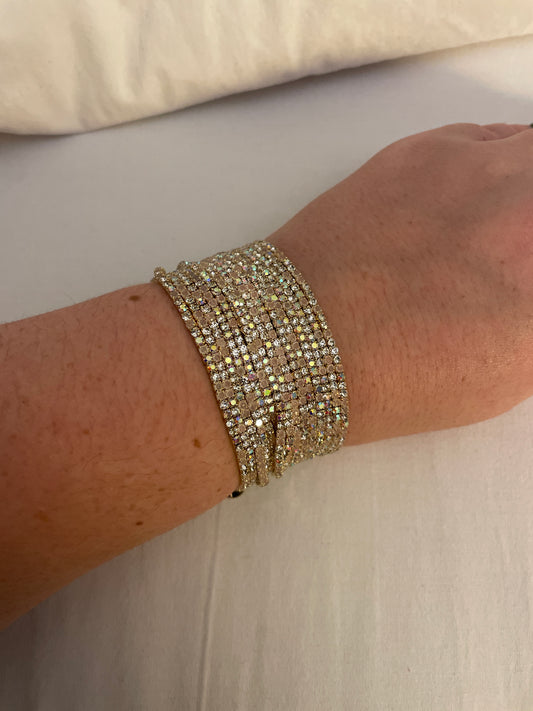 Rhinestone Stretch Bracelet Set
