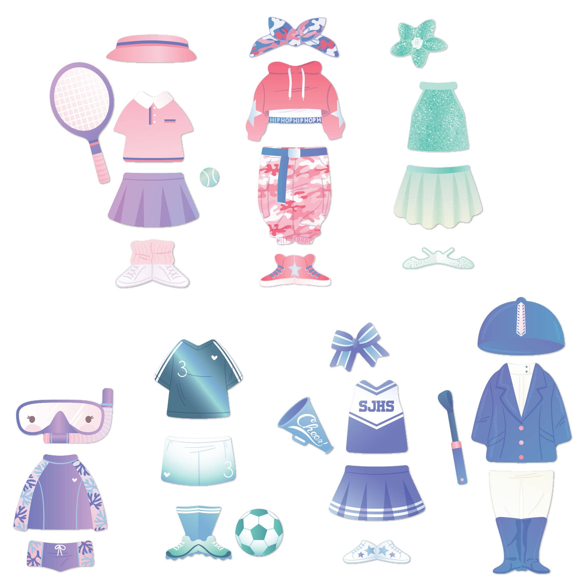 Magnetic Dress-Up Dolls Stephen Joseph Gifts