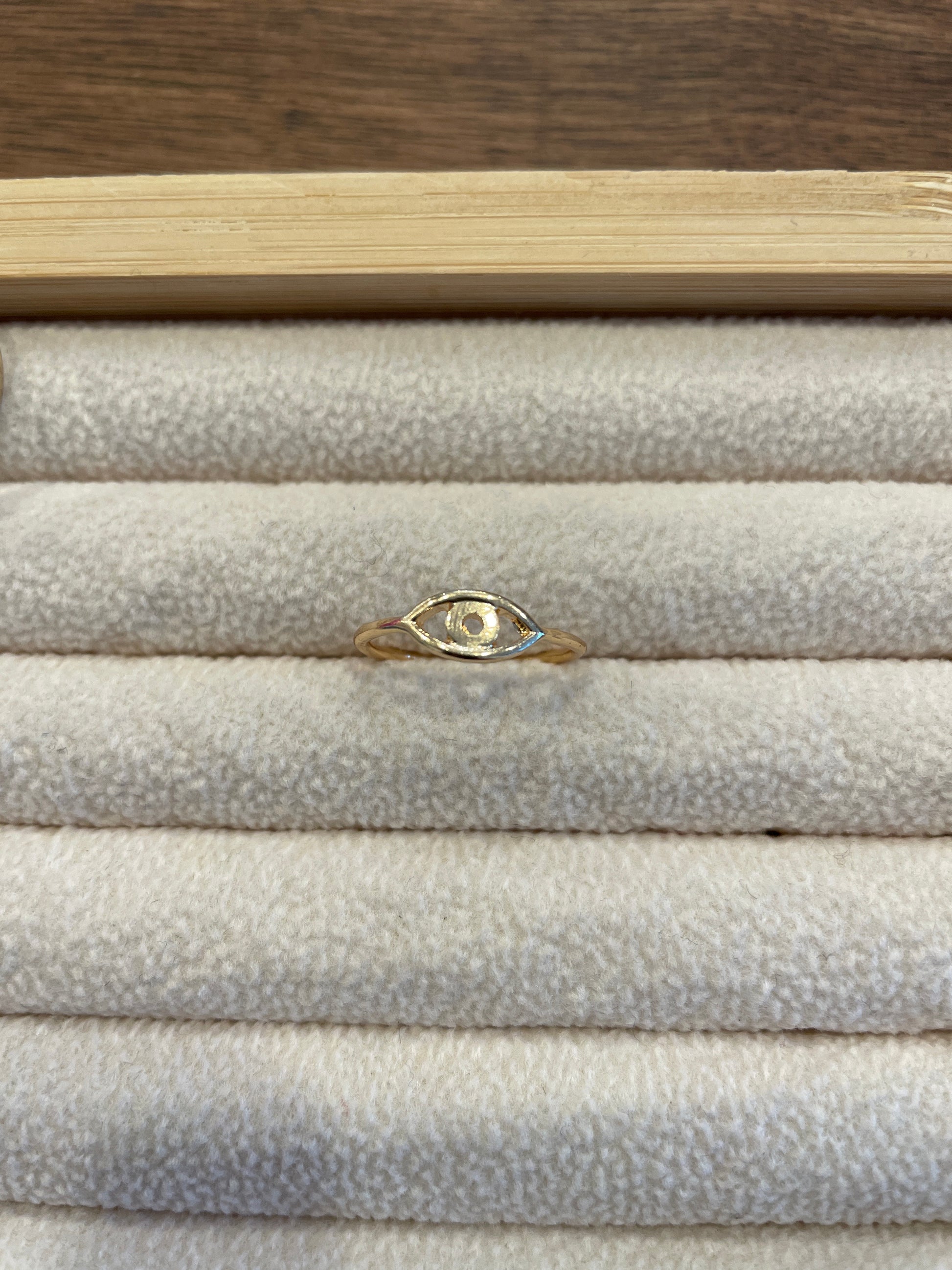 Evil Eye Ring Golden Stella