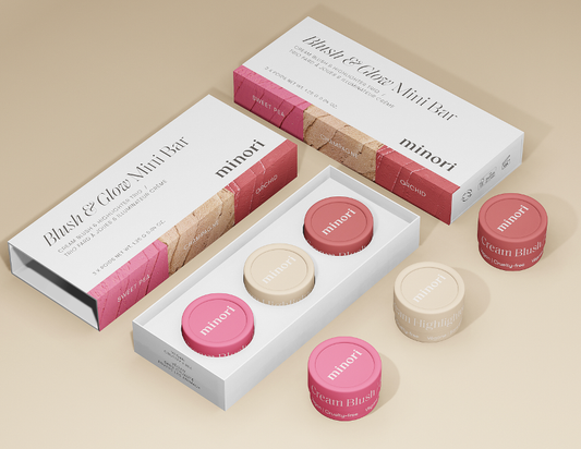 Blush & Glow Mini Bar - Zero Waste Gift Set Minori