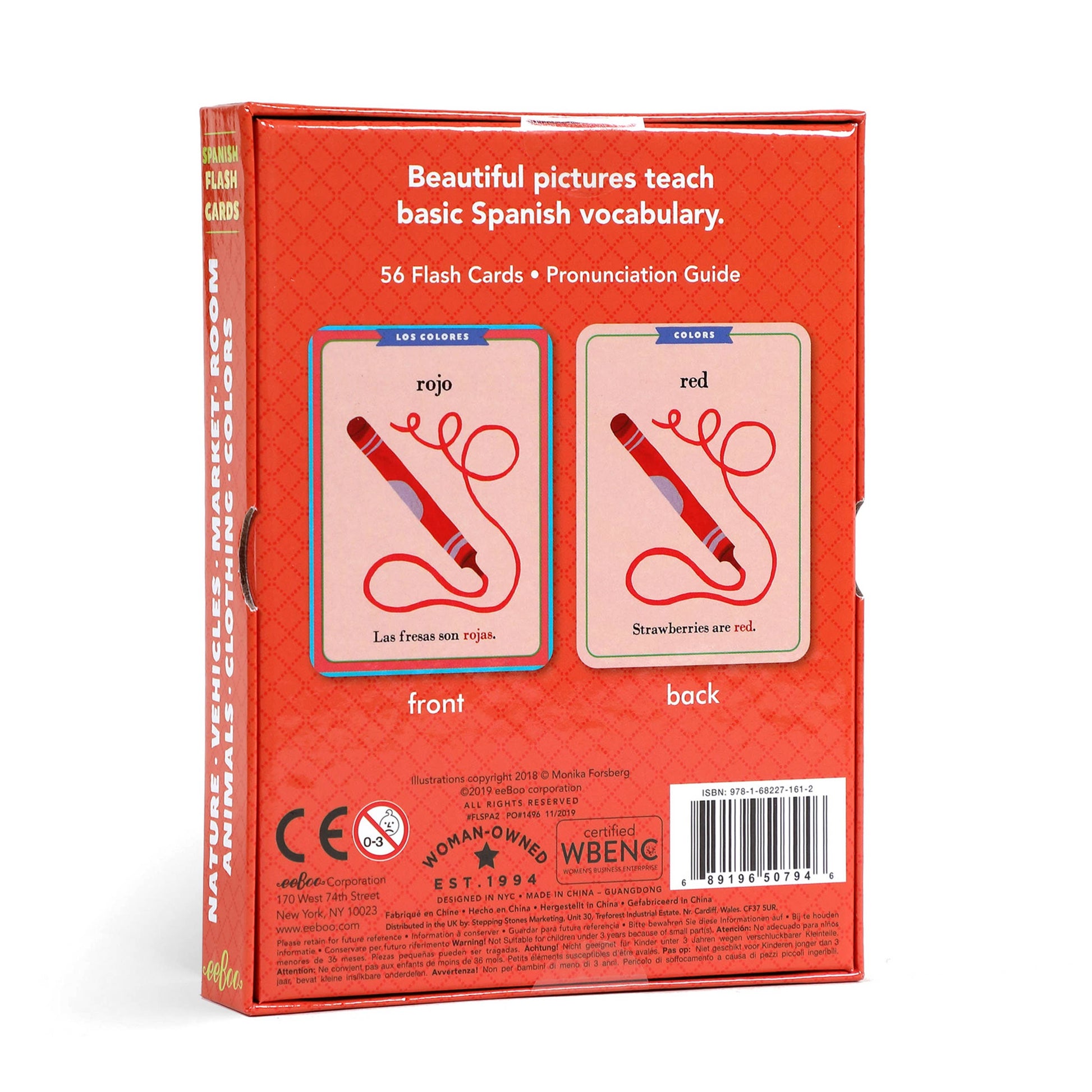 Spanish Flash Cards eeBoo