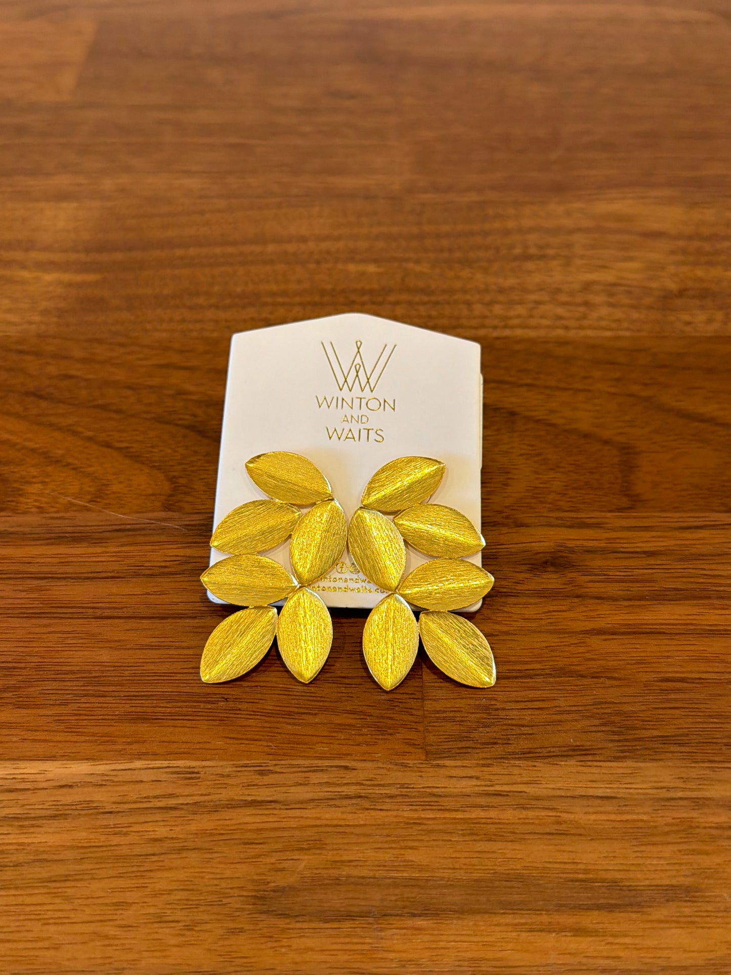 Stacked Leaf Earring