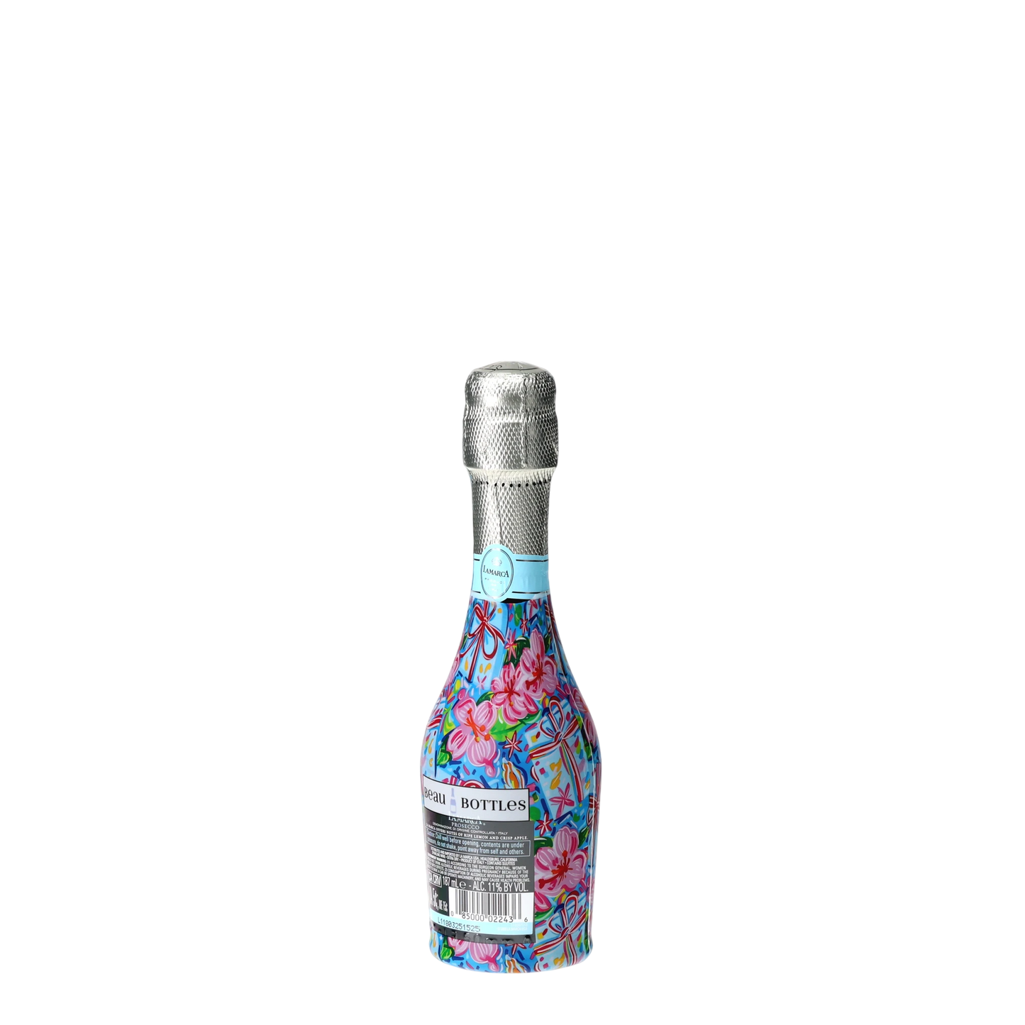 Beau Bottles Happy Birthday Brushed Presents - MINI Prosecco Collection - Set of 6 (Wraps Only)