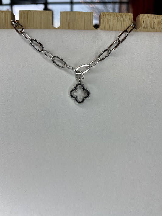 Medium Open Quatrefoil Charm