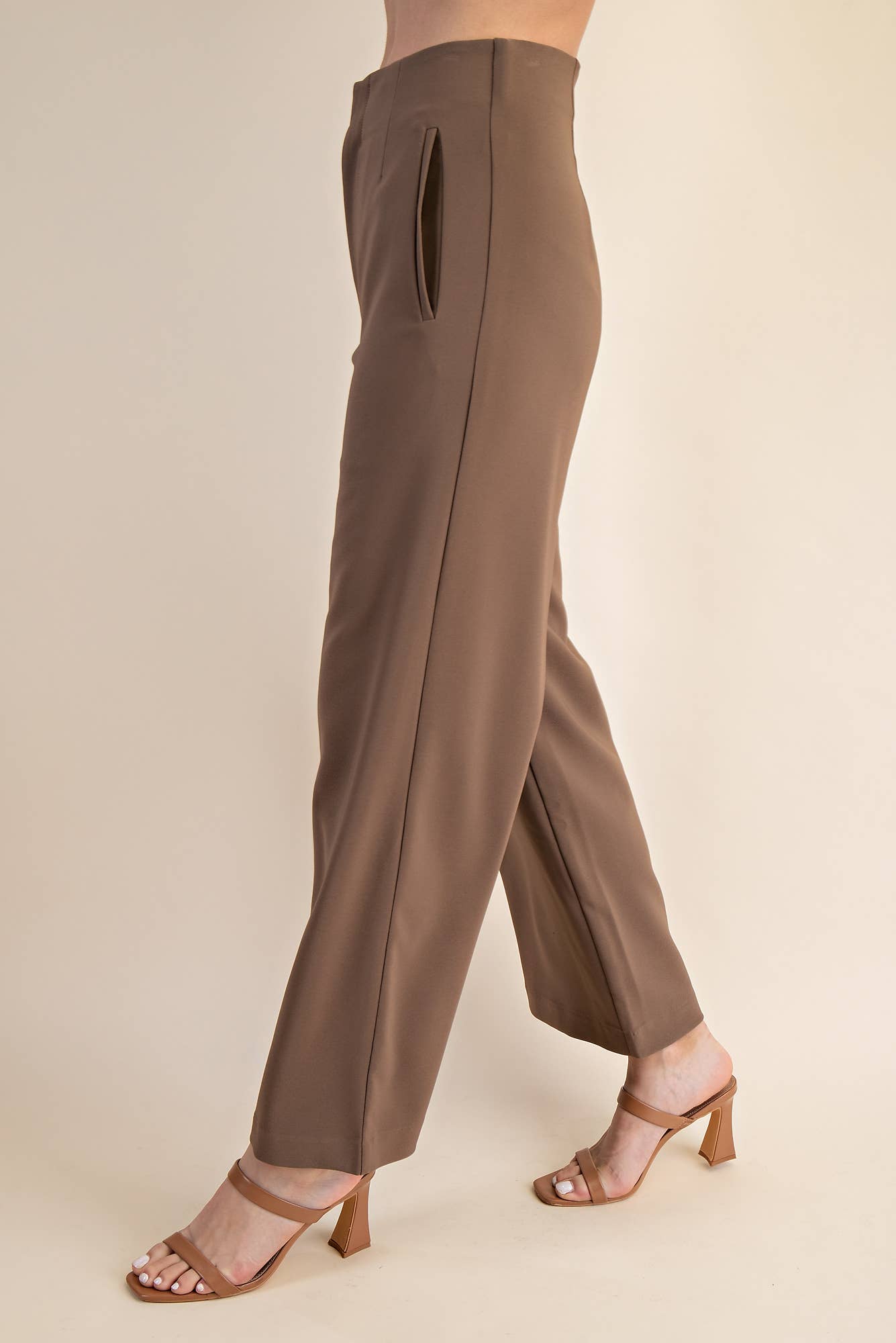 High Waist Wide Pants