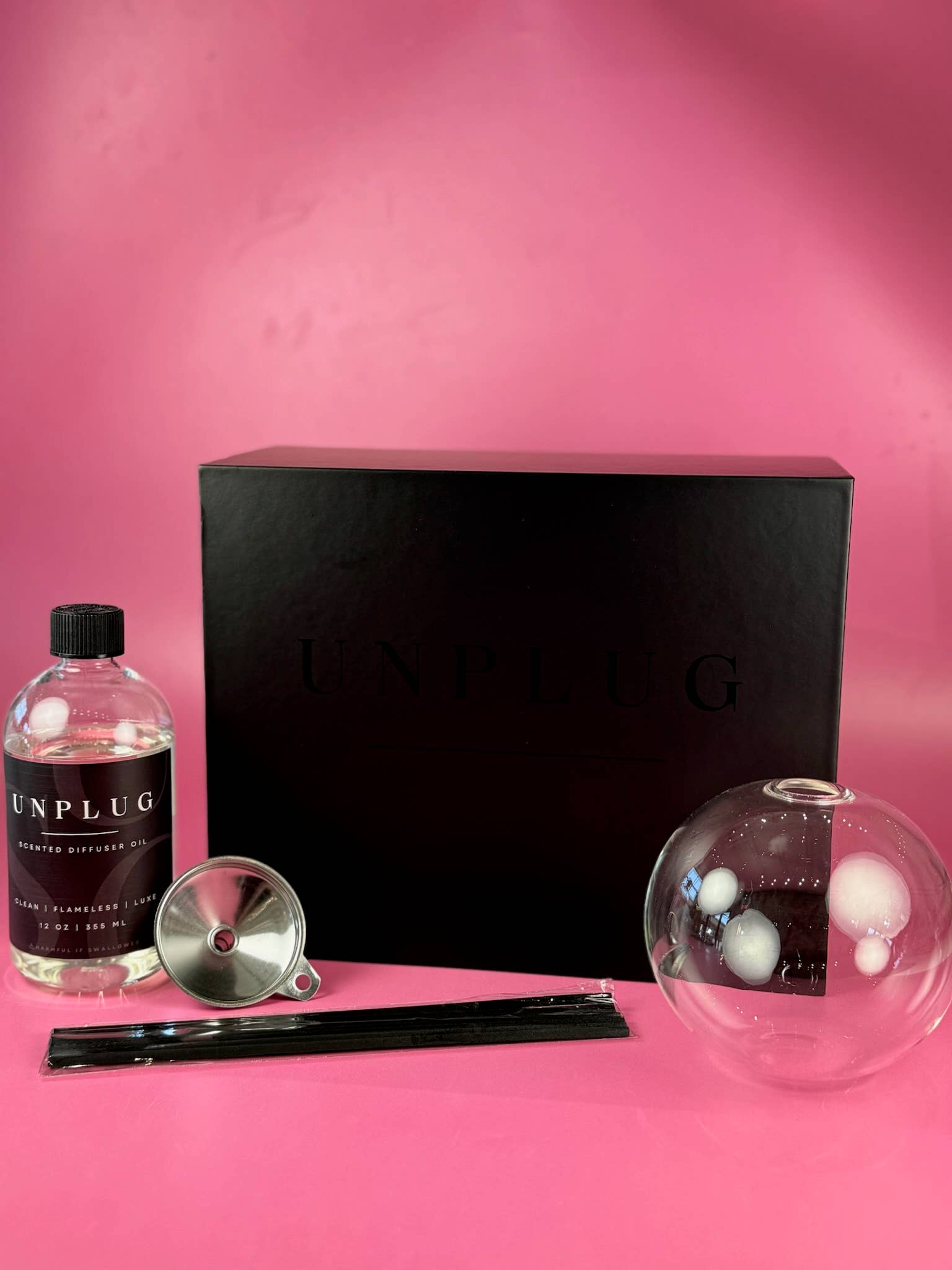 Luxe Reed Diffuser I Oil Diffuser Set Unplug Soy Candles