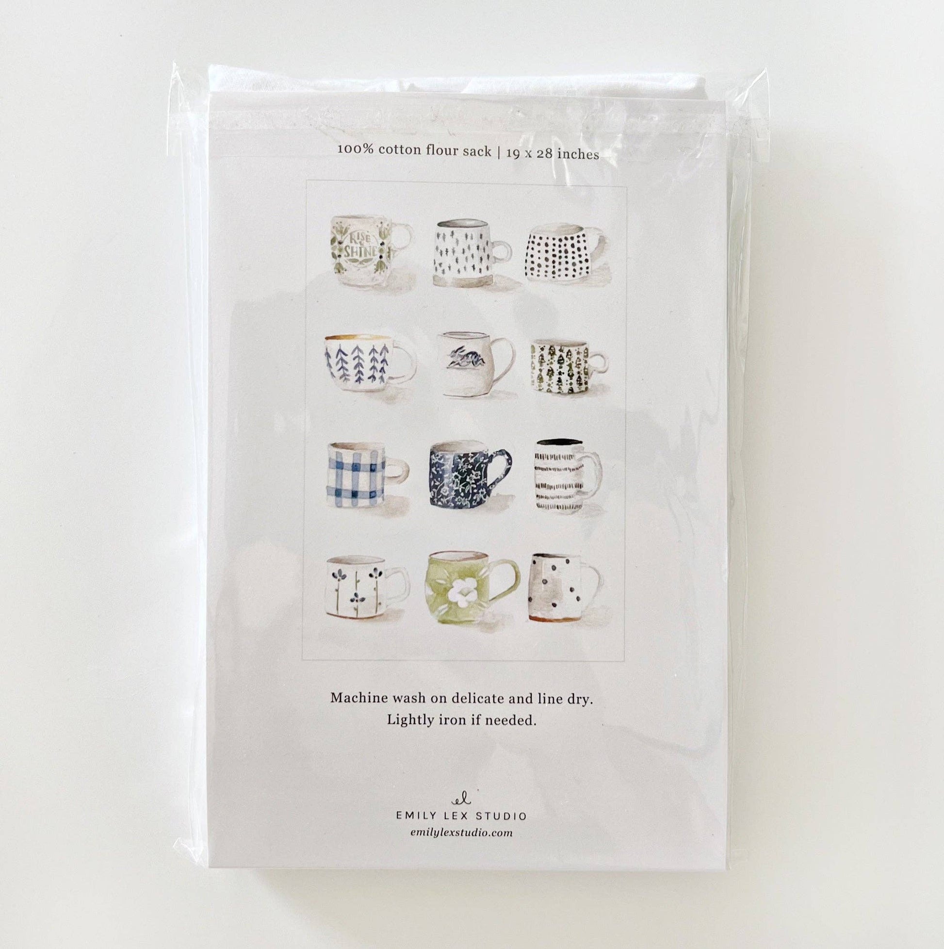 Tea towel - mugs emily lex studio