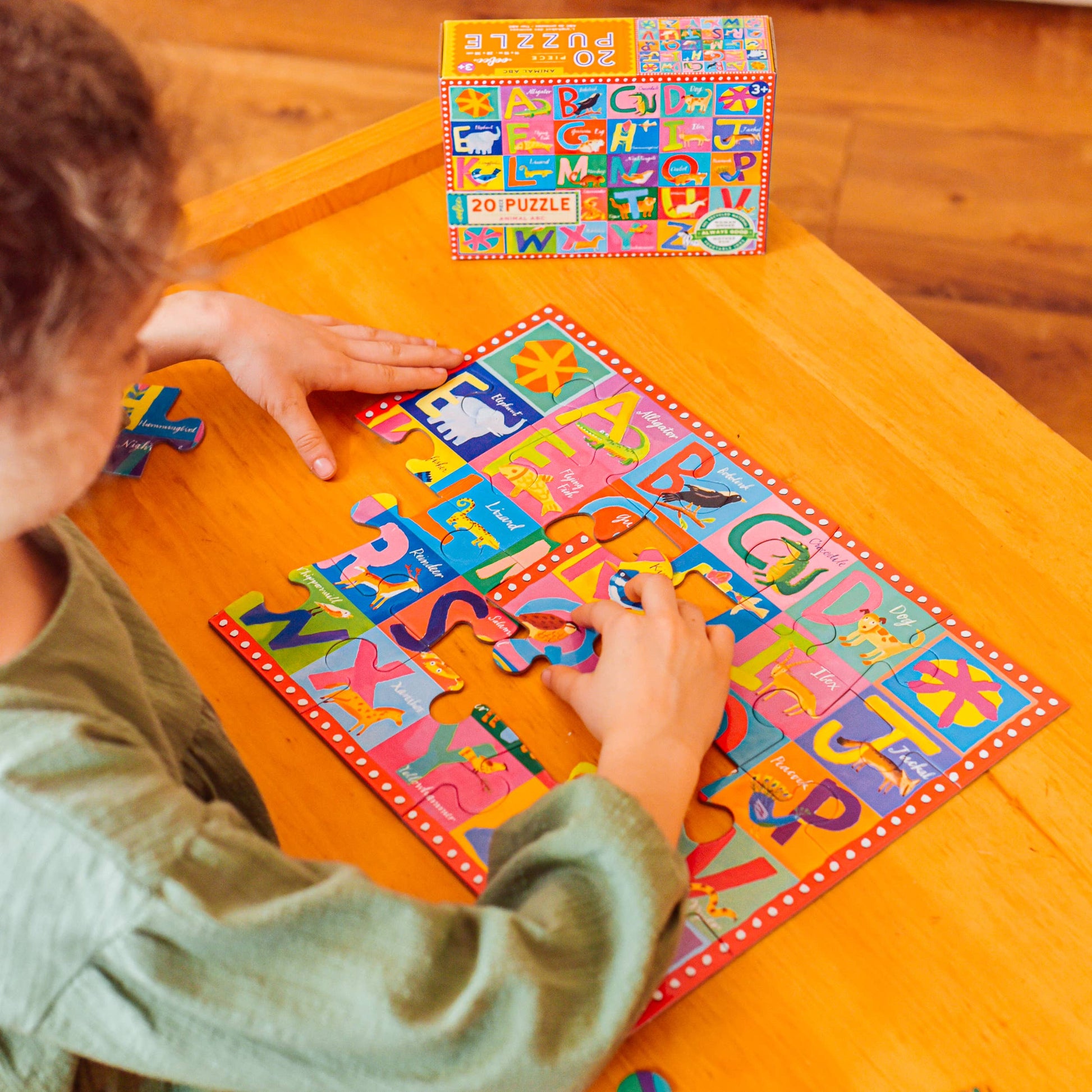 Animal ABC 20 Piece Puzzle eeBoo