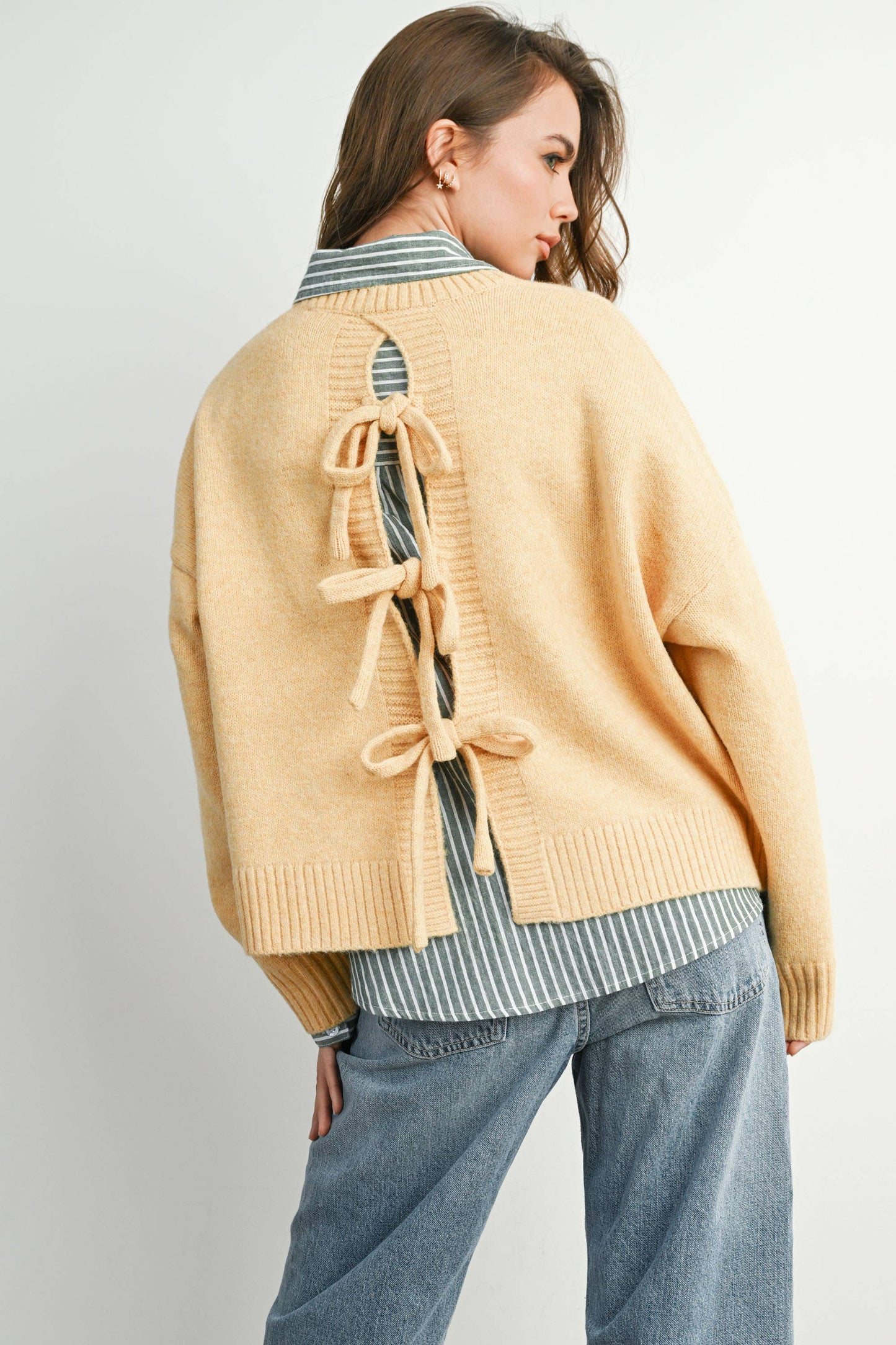 Tie-back Sweater