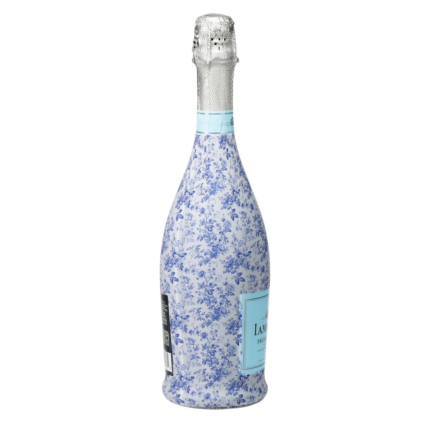 Beau Bottles Grandmillennial Blue Floral - Prosecco Collection