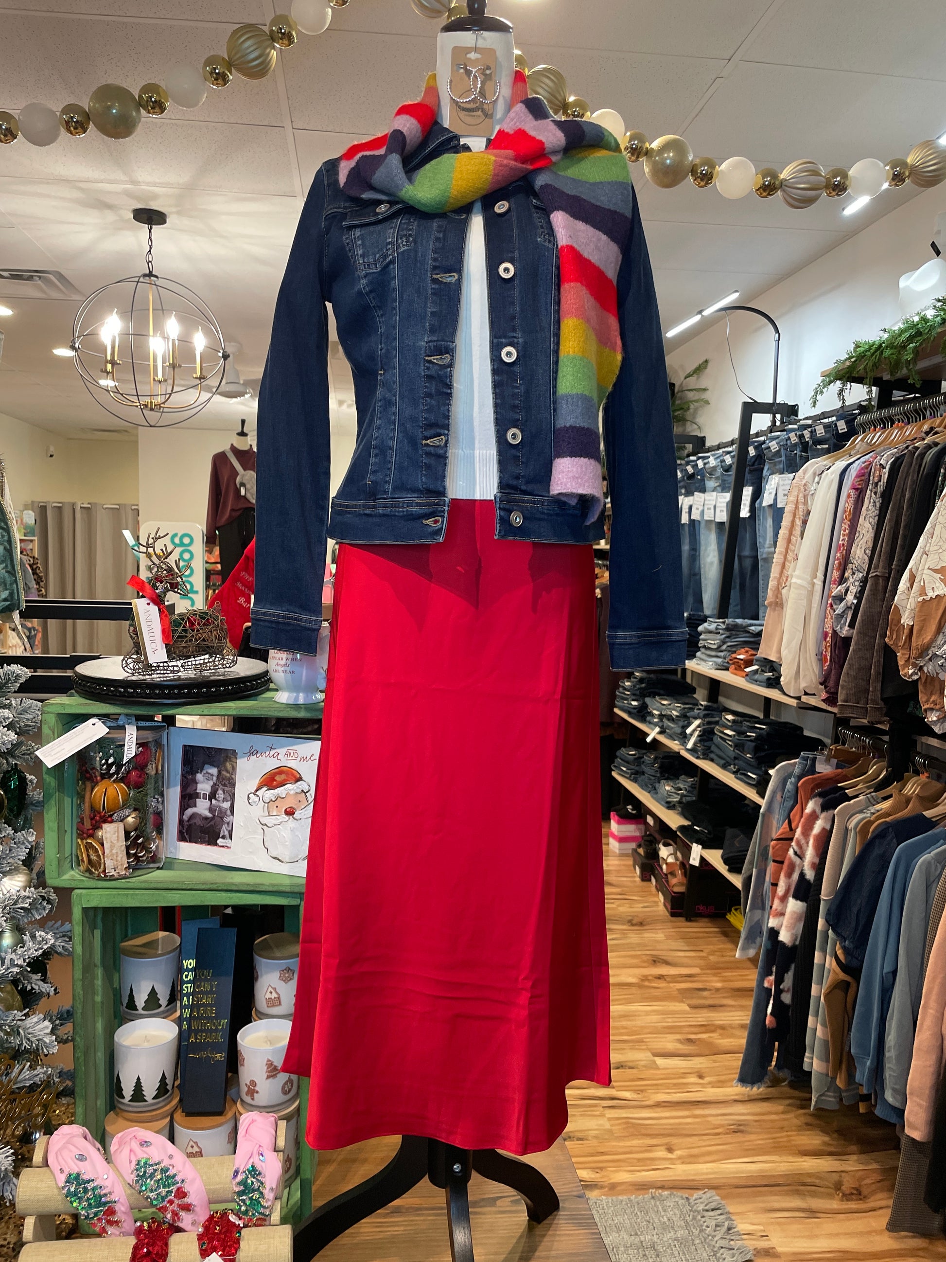 Bias Midi Skirt Current Air