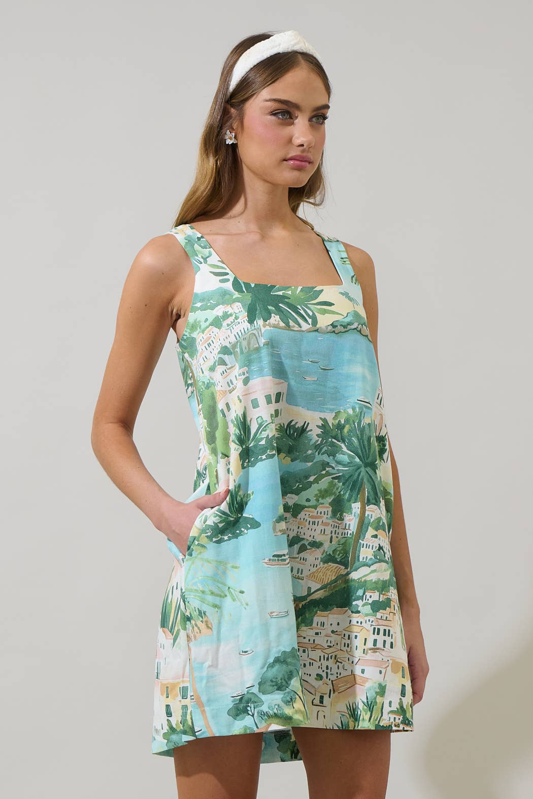 Piti Town Zenica Shift Mini Dress