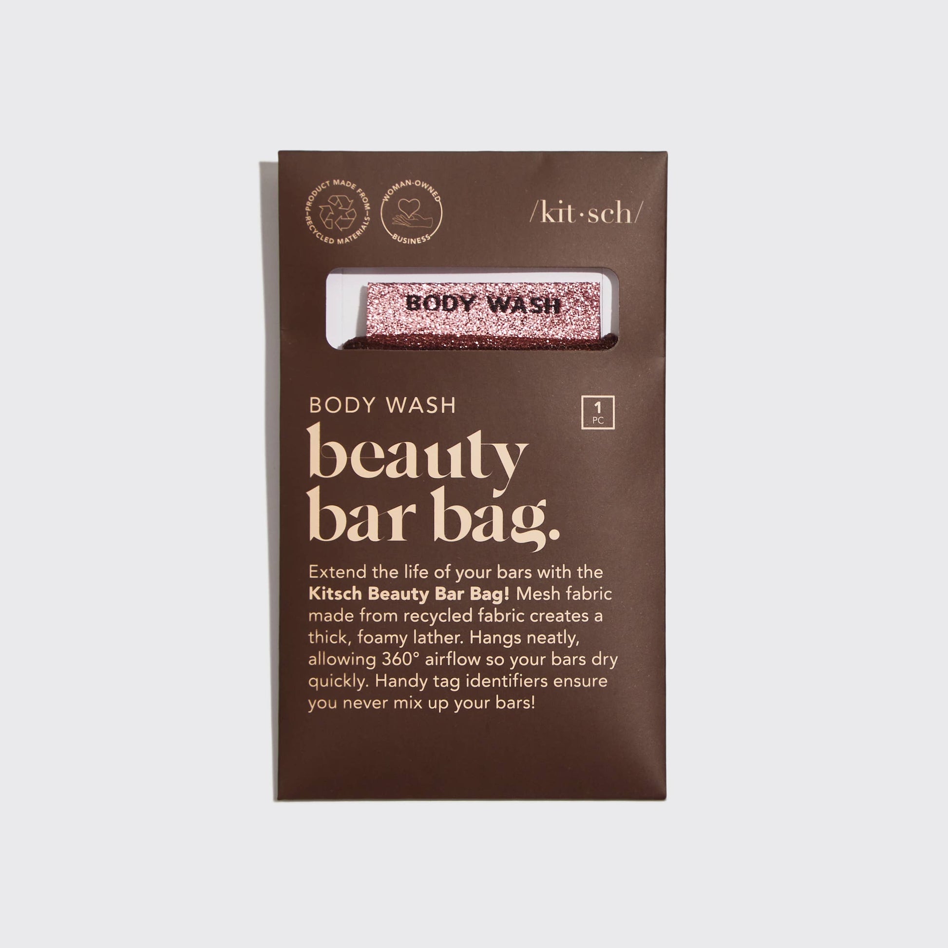 Body Wash Beauty Bar Bag- Chocolate KITSCH