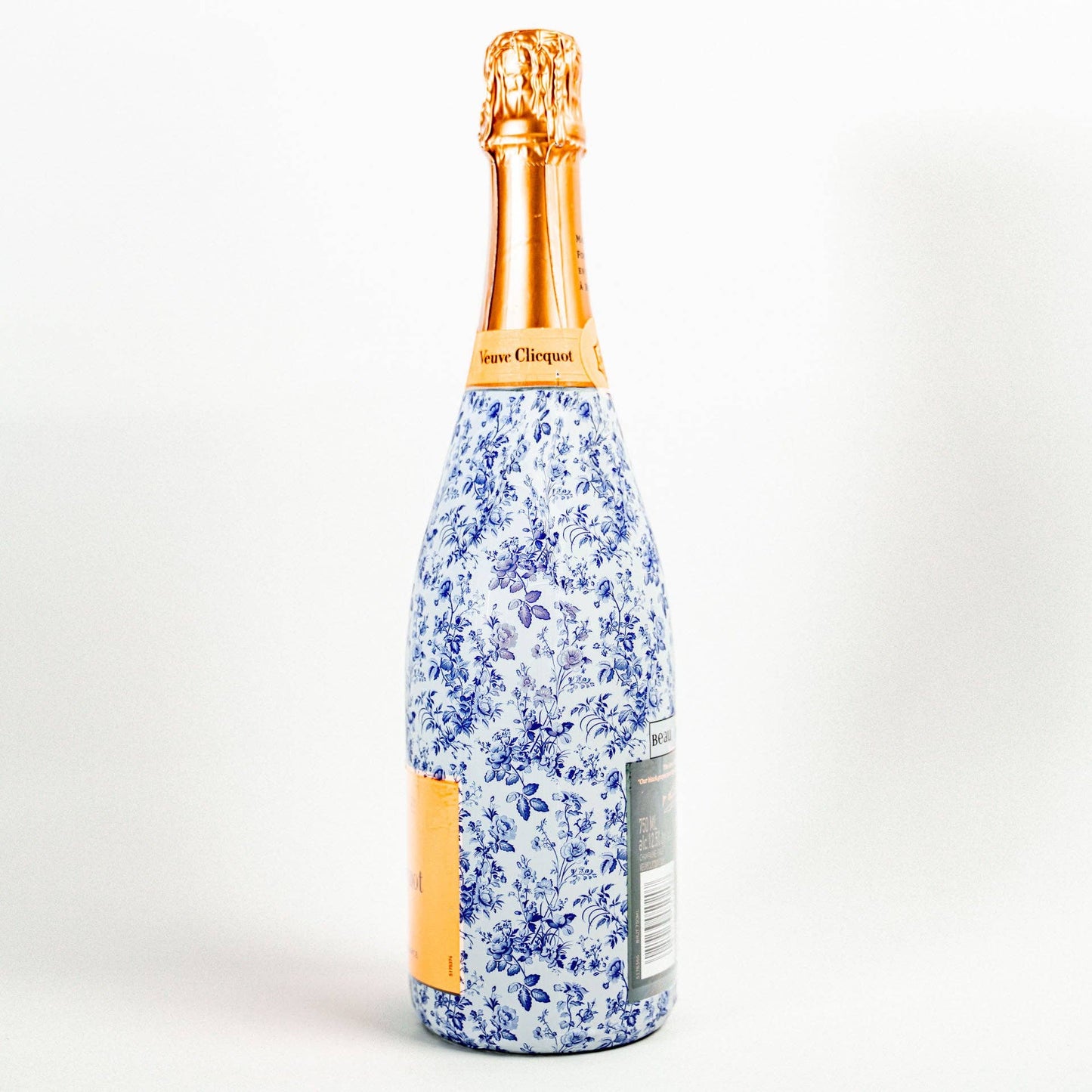 Beau Bottles Grandmillennial Blue Floral - Champagne Collection