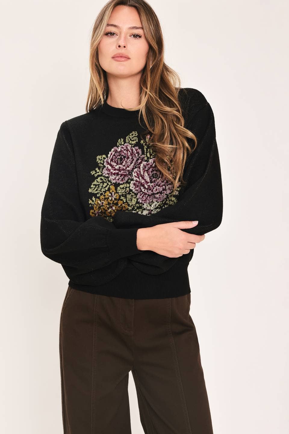Sweater knit top
