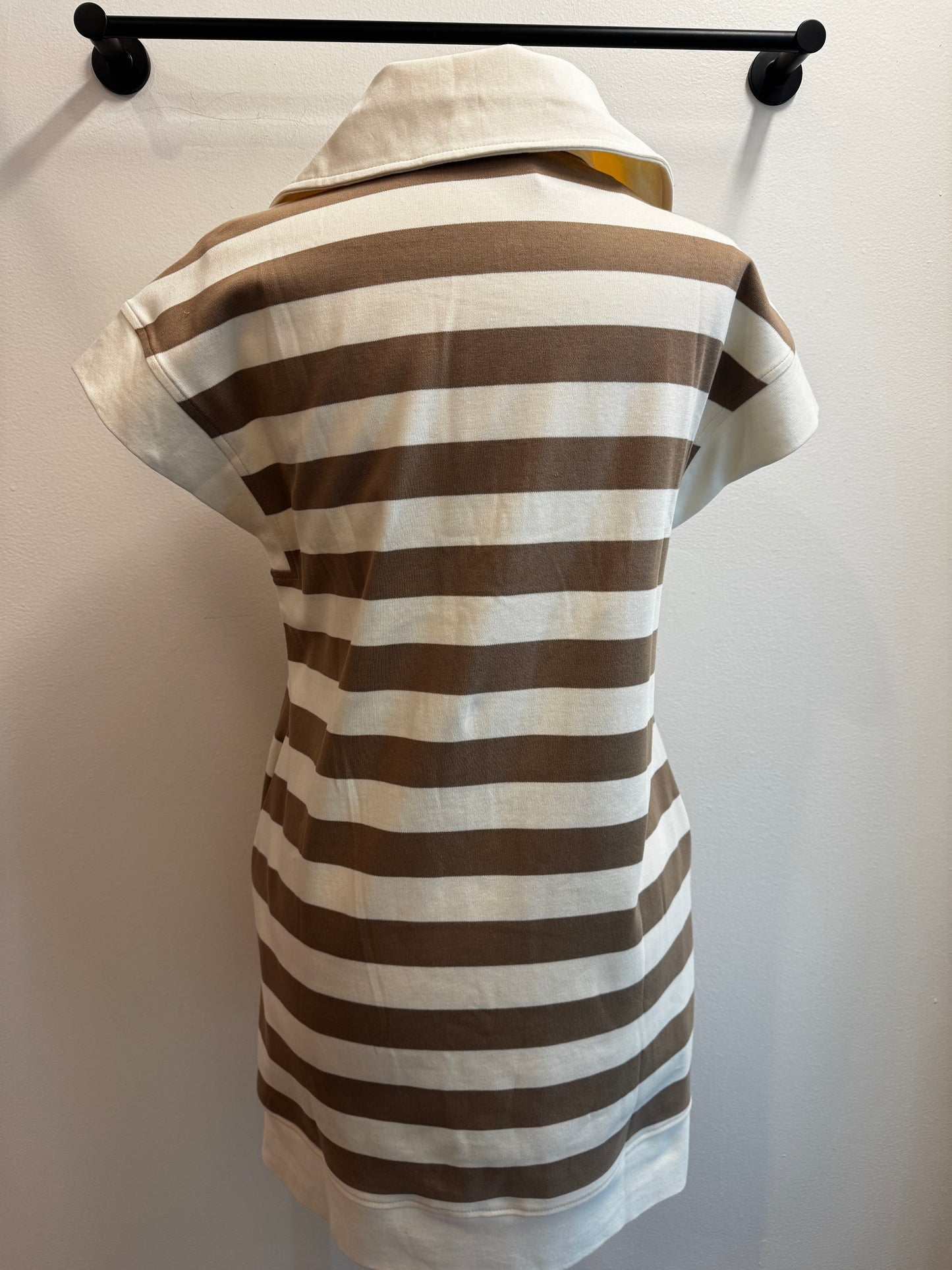 Striped Sailor Collared Dress