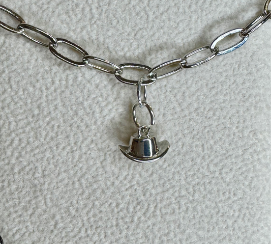 Medium Cowboy Hat Charm The Charm Bar Company