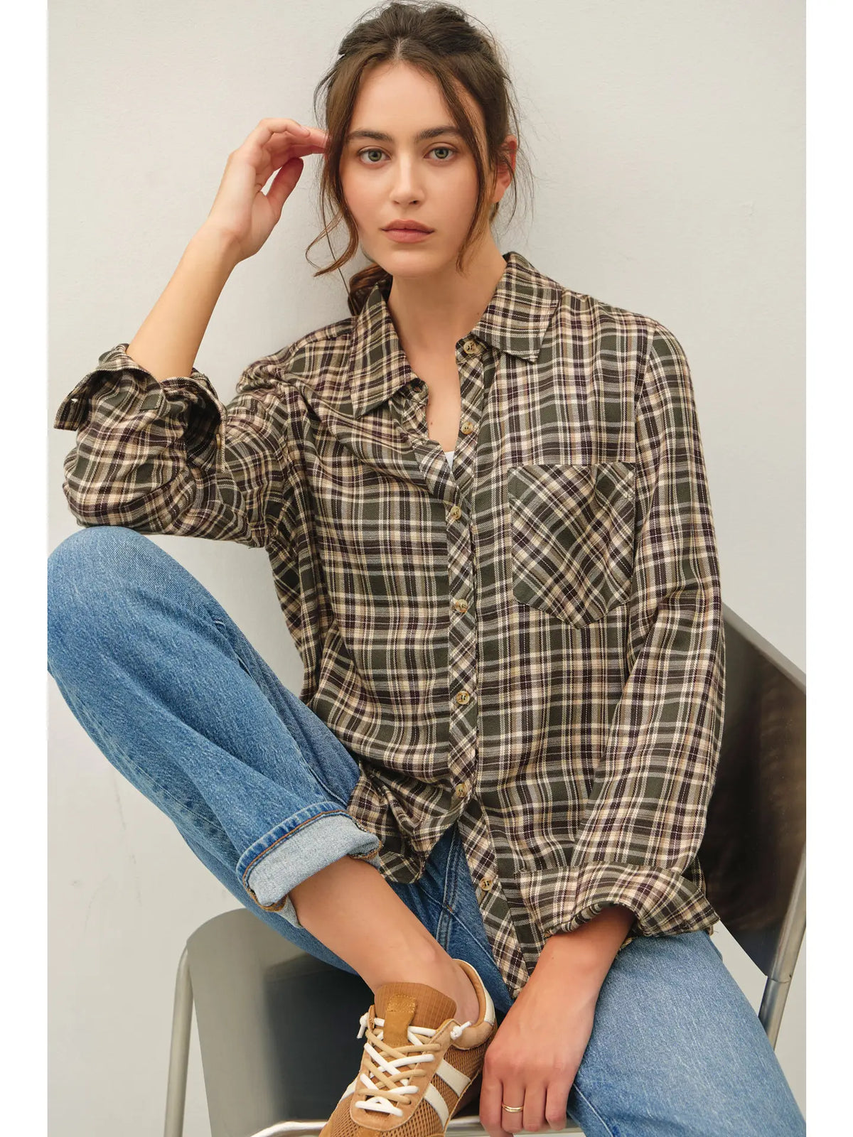 Plaid Flannel Shirt