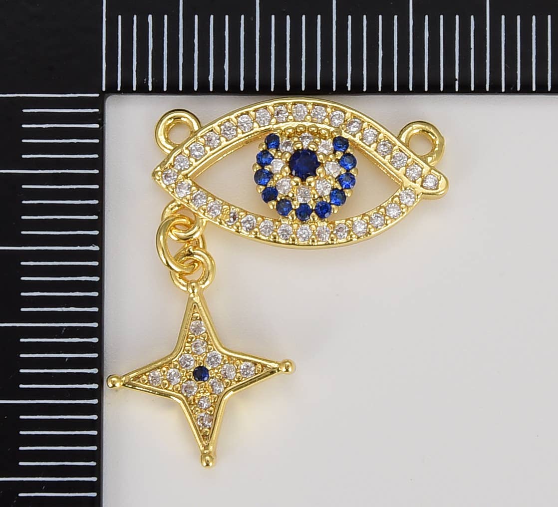 Gold Filled Evil Eye Charm Beads Creation